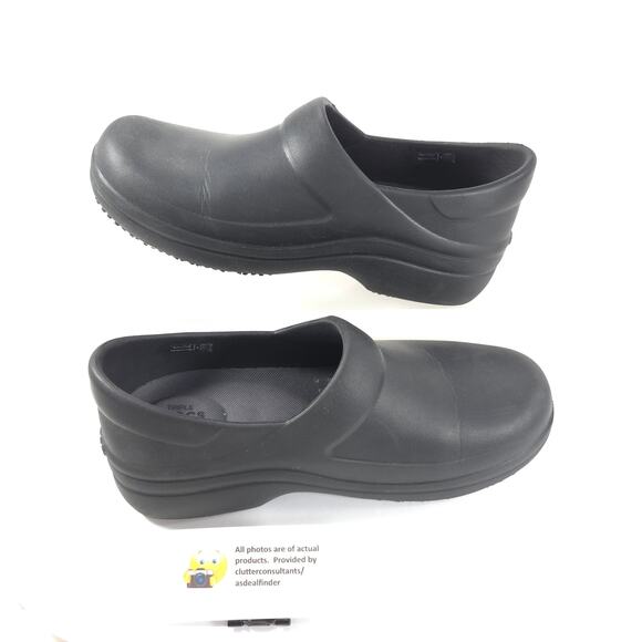 Crocs Dual Comfort Slip On Comfort Mule Clog Womens Size 9 Black Rubber - Picture 4 of 9